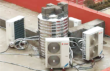 山東日照國(guó)際海洋城棧子小學(xué)志高空氣原集中采暖項(xiàng)目